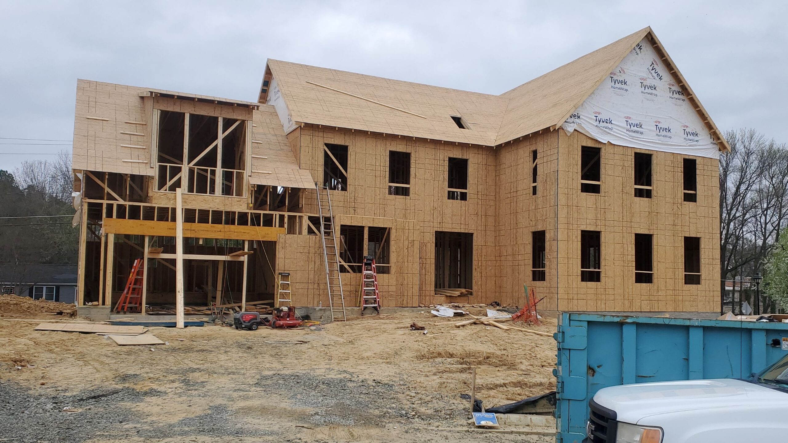 Framing Progress - Wakefield Homes LC Award-Winning Custom Home Builder in Alexandria & Fairfax