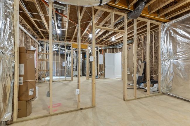 45_Basement – Framing Storage Award-Winning Custom Home Builder in Alexandria & Fairfax