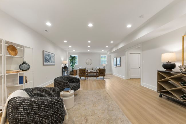 44_Basement – Sitting Area_2 Award-Winning Custom Home Builder in Alexandria & Fairfax