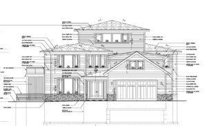 Frucht ResidenceFrontElev-1 - Wakefield Homes LC Award-Winning Custom Home Builder in Alexandria & Fairfax